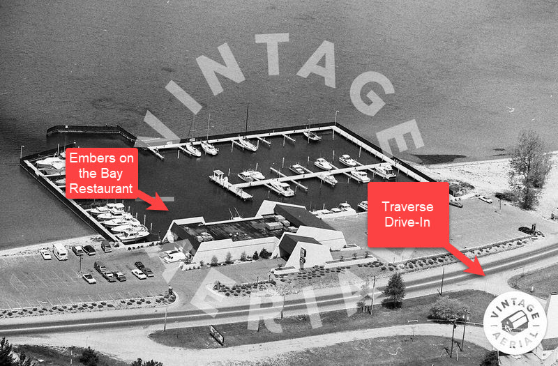 Traverse Drive-In Theatre - 1980 Aerial